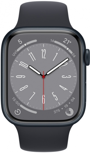 Apple Watch Series 8 45mm Alüminyum Kasa ve Spor Kordon Akıllı Saat (MNP13TU/A) — ürün görseli 5