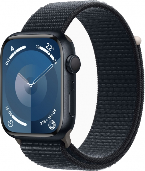 Apple Watch Series 9 45mm Alüminyum Kasa ve Spor Loop Akıllı Saat (MR9C3TU/A)