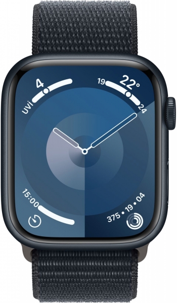 Apple Watch Series 9 45mm Alüminyum Kasa ve Spor Loop Akıllı Saat (MR9C3TU/A) — ürün görseli 5