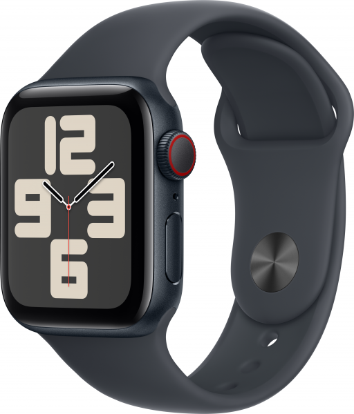 Apple Watch SE 2 2024 Cellular 40mm Alüminyum Kasa ve Spor Kordon Akıllı Saat (MXGC3TU/A)
