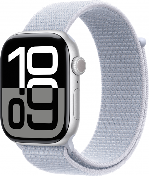 Apple Watch Series 10 46mm Alüminyum Kasa ve Spor Loop Akıllı Saat (MWWN3TU/A)