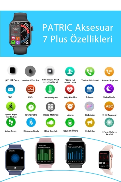 Patric Watch HW Series Special Akıllı Saat (PTRCW7S) — ürün görseli 5