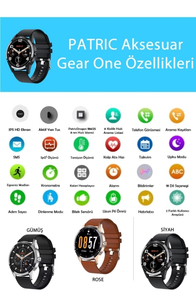 Patric Gear One Akıllı Saat — ürün görseli 4