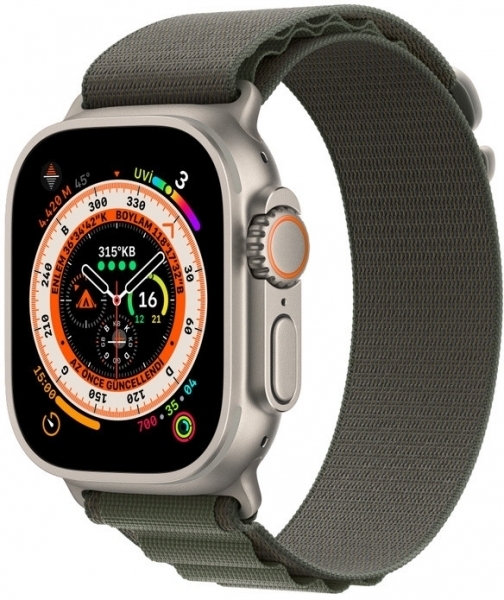 Apple Watch Ultra Titanyum Kasa ve Alpine Loop Akıllı Saat — ürün görseli 2