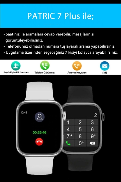 Patric 7 Plus Akıllı Saat — ürün görseli 8