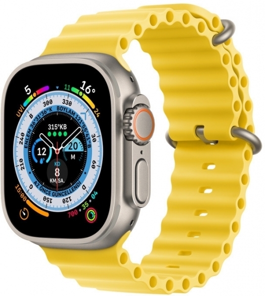 Apple Watch Ultra Titanyum Kasa ve Ocean Kordon Akıllı Saat — ürün görseli 3
