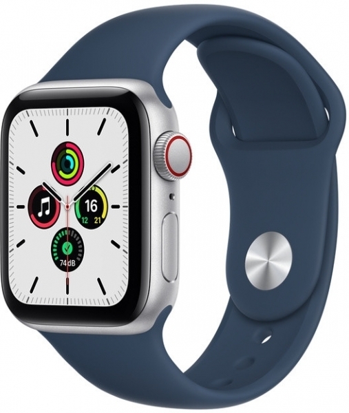 Apple Watch SE Cellular 44mm Alüminyum Kasa ve Spor Kordon Akıllı Saat (MKT33TU/A) — ürün görseli 2