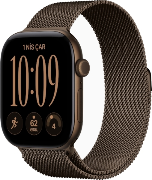 Apple Watch Series 12 Cellular 46mm Alüminyum Kasa ve Milano Loop Akıllı Saat
