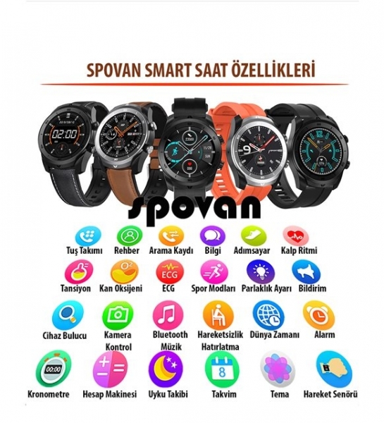Spovan HRV+PPG Akıllı Saat — ürün görseli 3