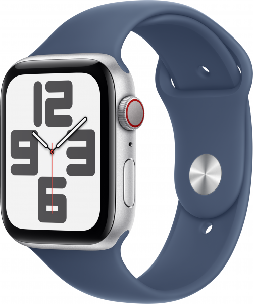 Apple Watch SE 2 2024 Cellular 44mm Alüminyum Kasa ve Spor Kordon Akıllı Saat (MXGL3TU/A) — ürün görseli 2