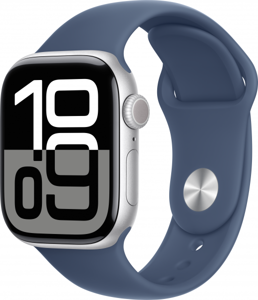 Apple Watch Series 10 Cellular 42mm Alüminyum Kasa ve Spor Kordon Akıllı Saat (MWX33TU/A)