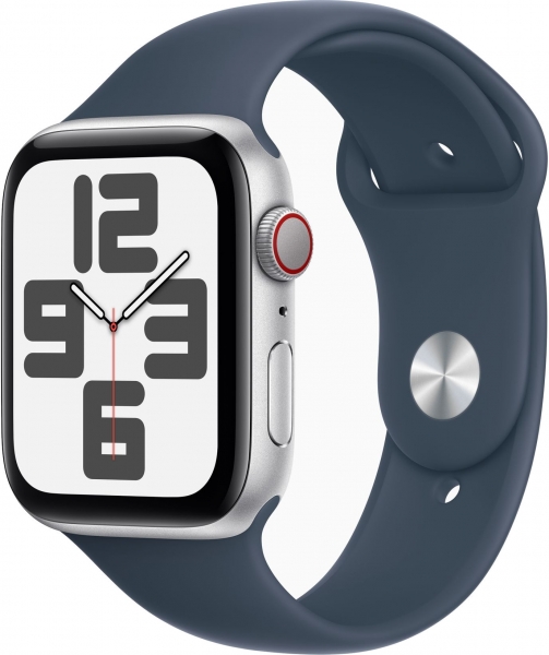 Apple Watch SE 2 2023 Cellular 44mm Alüminyum Kasa ve Spor Kordon Akıllı Saat (MRHF3TU/A)