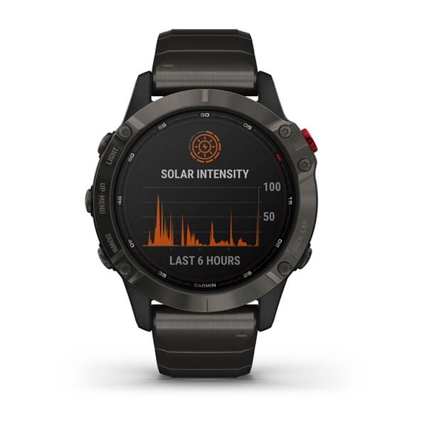 Garmin Fenix 6 Pro Solar Titanium Aktivite Saati — ürün görseli 2