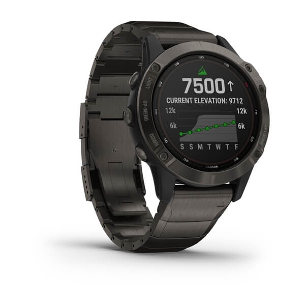Garmin Fenix 6 Pro Solar Titanium Aktivite Saati — ürün görseli 3