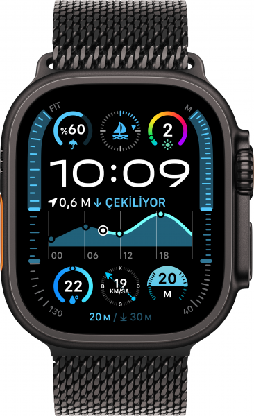 Apple Watch Ultra 2 2024 Milano Loop Akıllı Saat (MX4W3TU/A) — ürün görseli 3
