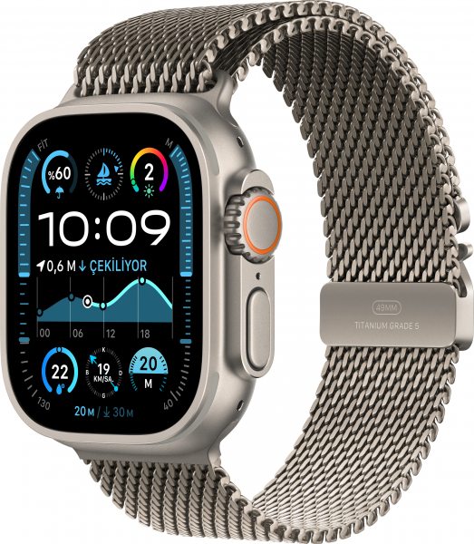 Apple Watch Ultra 2 2024 Milano Loop Akıllı Saat (MX4W3TU/A) — ürün görseli 2
