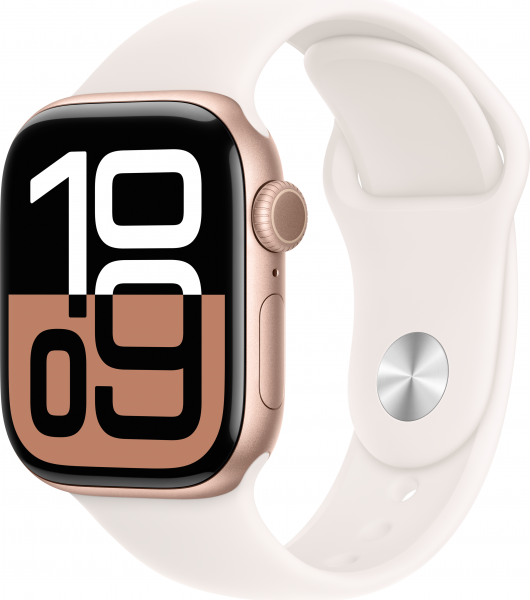 Apple Watch Series 10 42mm Alüminyum Kasa ve Spor Kordon Akıllı Saat (MWWH3TU/A)