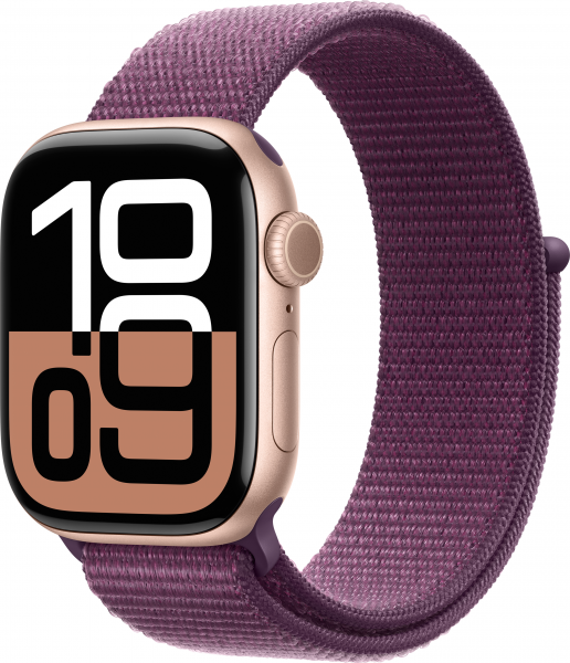 Apple Watch Series 10 Cellular 42mm Alüminyum Kasa ve Spor Loop Akıllı Saat (MWXC3TU/A)