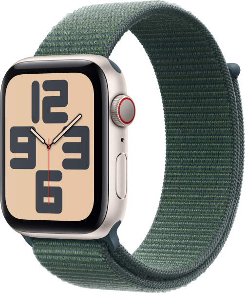 Apple Watch SE 2 2024 Cellular 44mm Alüminyum Kasa ve Spor Loop Akıllı Saat (MXGV3TU/A)