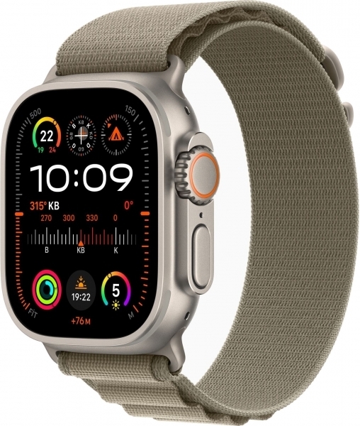 Apple Watch Ultra 2 Titanyum Kasa ve Alpine Loop Akıllı Saat (MREK3TU/A) — ürün görseli 3