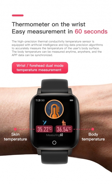 Spovan Thermo Akıllı Saat — ürün görseli 4