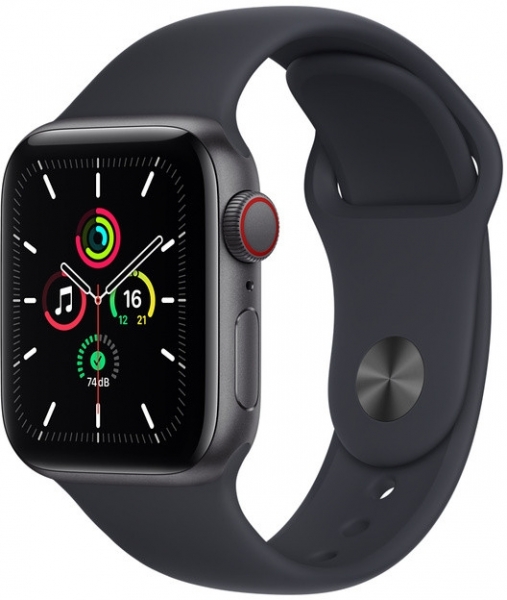 Apple Watch SE Cellular 40mm Alüminyum Kasa ve Spor Kordon Akıllı Saat (MKR23TU/A)