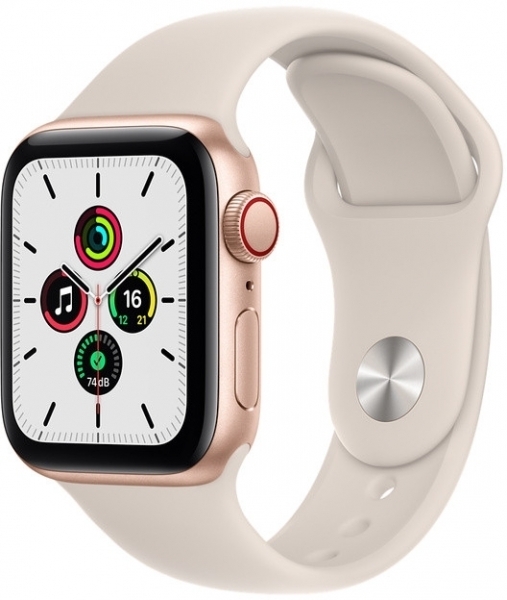 Apple Watch SE Cellular 40mm Alüminyum Kasa ve Spor Kordon Akıllı Saat (MKR23TU/A) — ürün görseli 2