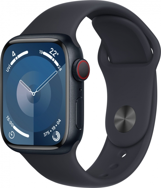 Apple Watch Series 9 Cellular 41mm Alüminyum Kasa ve Spor Kordon Akıllı Saat (MRHT3TU/A)