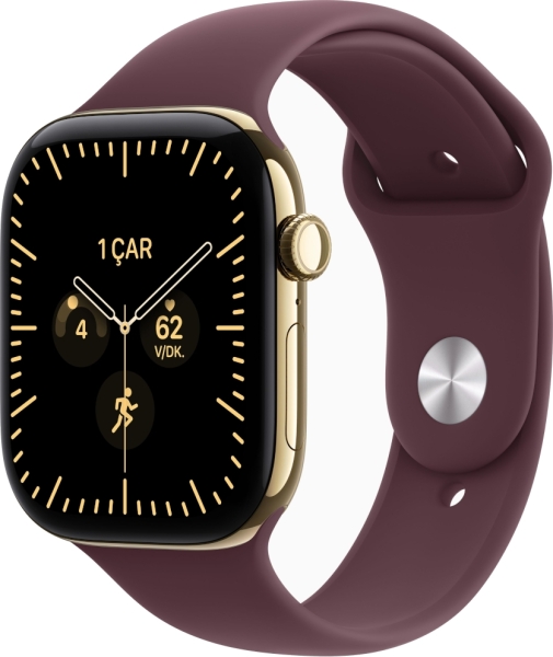 Apple Watch Series 12 Cellular 42mm Titanyum Kasa ve Spor Kordon Akıllı Saat