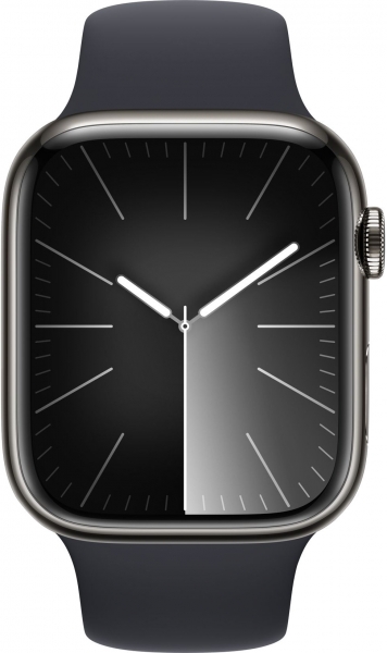Apple Watch Series 9 Cellular 45mm Paslanmaz Çelik Kasa ve Spor Kordon Akıllı Saat (MRMW3TU/A) — ürün görseli 4