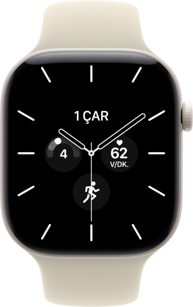 Apple Watch Series 12 Cellular 42mm Seramik Kasa ve Spor Kordon Akıllı Saat — ürün görseli 3