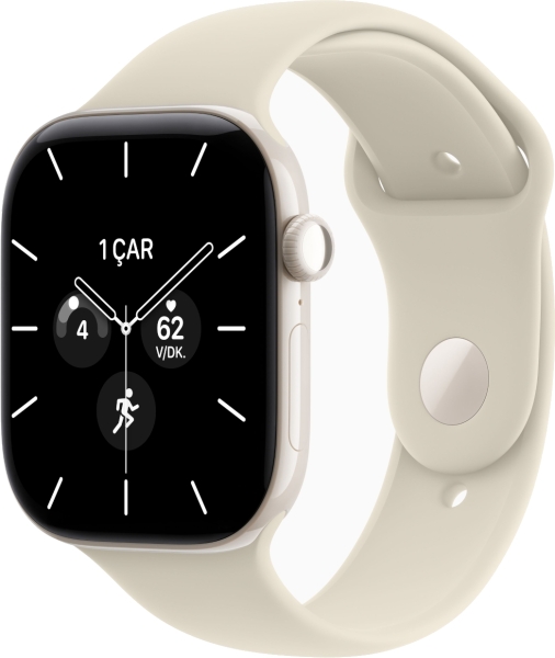 Apple Watch Series 12 Cellular 42mm Seramik Kasa ve Spor Kordon Akıllı Saat