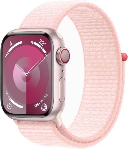 Apple Watch Series 9 Cellular 41mm Alüminyum Kasa ve Spor Loop Akıllı Saat (MRJ13TU/A)