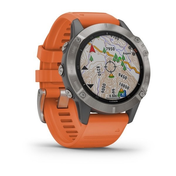 Garmin Fenix 6 Sapphire Titanium Aktivite Saati (Titanyum) — ürün görseli 3
