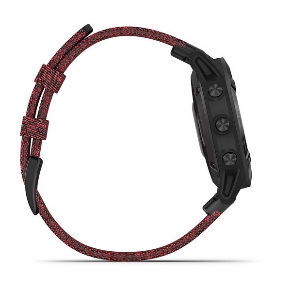 Garmin Fenix 6 Sapphire Aktivite Saati (Karbon Kaplamalı Çelik) — ürün görseli 4