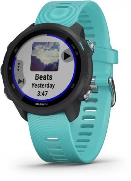 Garmin Forerunner 245 Music Aktivite Saati (Siyah / Beyaz / Mavi) — ürün görseli 3