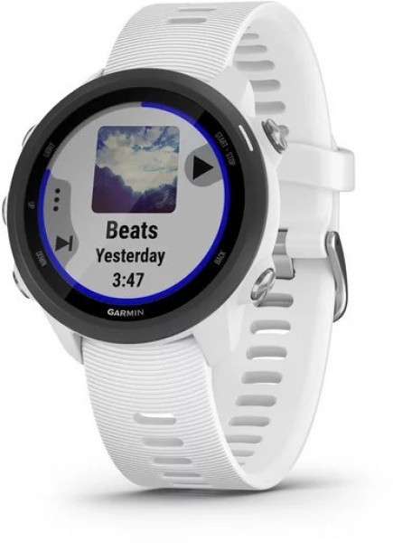 Garmin Forerunner 245 Music Aktivite Saati (Siyah / Beyaz / Mavi) — ürün görseli 2