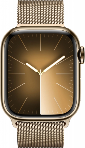 Apple Watch Series 9 Cellular 41mm Paslanmaz Çelik Kasa ve Milano Loop Akıllı Saat (MRJ73TU/A) — ürün görseli 4