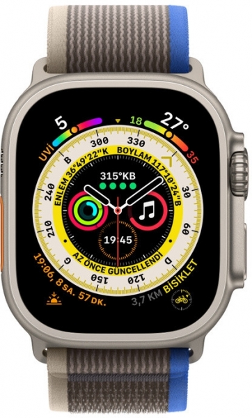 Apple Watch Ultra Titanyum Kasa ve Trail Loop Akıllı Saat — ürün görseli 2