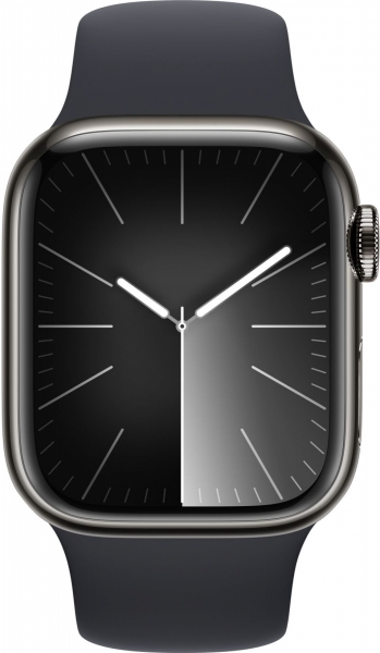 Apple Watch Series 9 Cellular 41mm Paslanmaz Çelik Kasa ve Spor Kordon Akıllı Saat (MRJ93TU/A) — ürün görseli 4