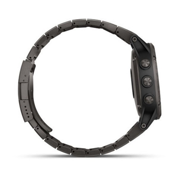 Garmin Fenix 5 Plus Sapphire Carbon Gray DLC Titanium Watch & Band Aktivite Saati (Titanyum) (010-01988-02) — ürün görseli 4