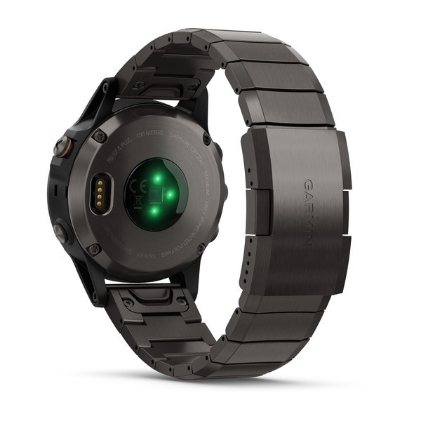 Garmin Fenix 5 Plus Sapphire Carbon Gray DLC Titanium Watch & Band Aktivite Saati (Titanyum) (010-01988-02) — ürün görseli 6