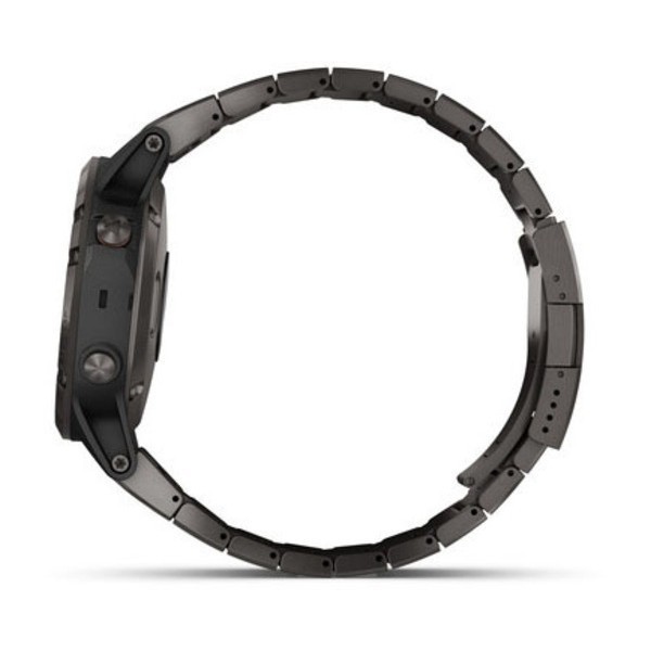 Garmin Fenix 5 Plus Sapphire Carbon Gray DLC Titanium Watch & Band Aktivite Saati (Titanyum) (010-01988-02) — ürün görseli 7