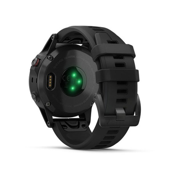 Garmin Fenix 5 Plus Sapphire Black with Black Band Aktivite Saati (Silikon) (010-01988-00) — ürün görseli 6