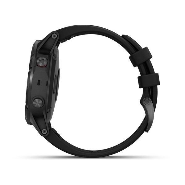 Garmin Fenix 5 Plus Sapphire Black with Black Band Aktivite Saati (Silikon) (010-01988-00) — ürün görseli 7