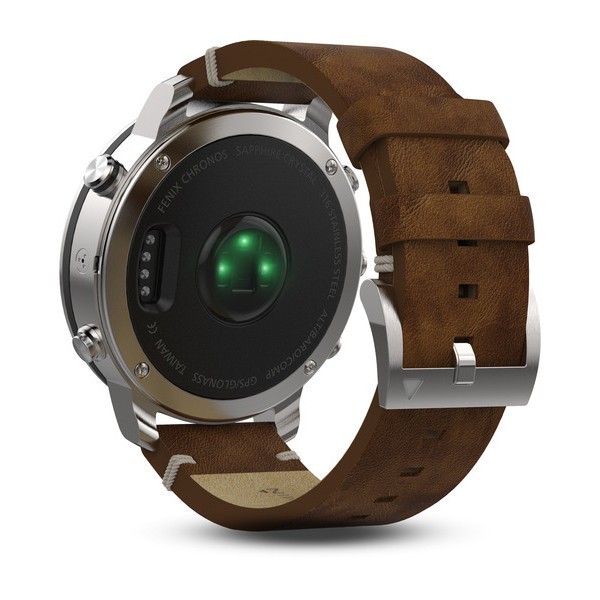 Garmin Fenix Chronos Leather Aktivite Saati (Kahverengi) (010-01957-00) — ürün görseli 4