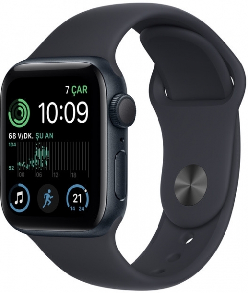 Apple Watch SE 2 (2022) 40mm Alüminyum Kasa ve Spor Kordon Akıllı Saat (MNJT3TU/A)