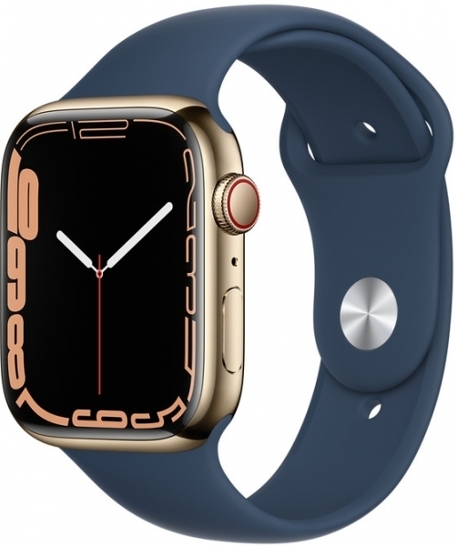 Apple Watch Series 7 Cellular 41mm Paslanmaz Çelik Kasa ve Spor Kordon Akıllı Saat (MNC23TU/A) — ürün görseli 2