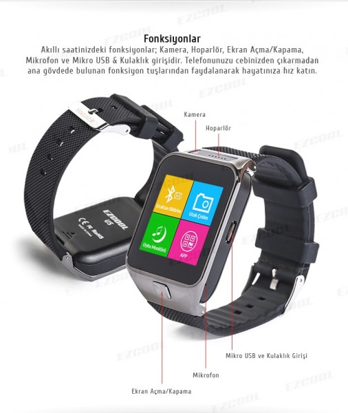Ezcool U5 Akıllı Saat — ürün görseli 6