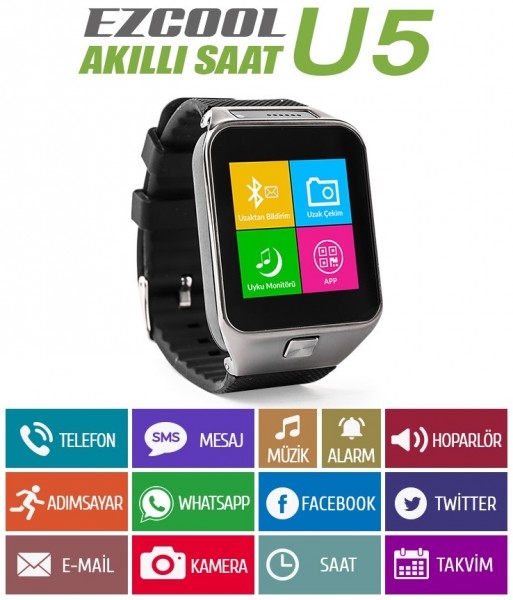 Ezcool U5 Akıllı Saat — ürün görseli 3